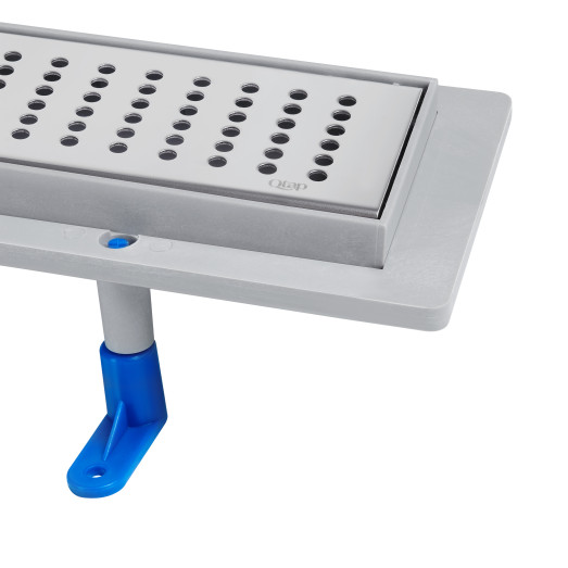 Трап Qtap Dry FB304-900 лінійний з сухим закривом та нержавіючою решіткою 900х73 (QTDRYFB304900)