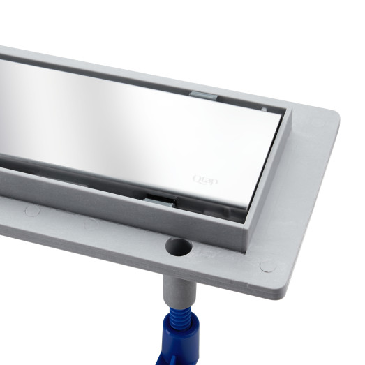 Трап Qtap Dry Tile304-800 лінійний з сухим закривом під плитку 800 мм (QTDRYTILE304800)