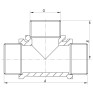 Трійник 1/2'' ЗЗЗ Koer KF.T06M (KF0069)