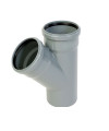 Трійник каналізаційний Htplus Magnaplast 32/32 мм 45° (422103)