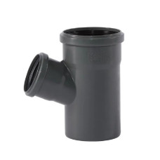 Тройник канализационный Ostendorf HT Safe 110/75 мм 67° (175310)