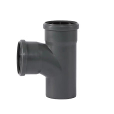 Тройник канализационный Ostendorf HT Safe 90/90 мм 87° (174200)