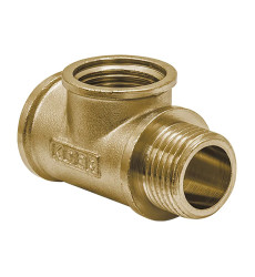 Трійник Koer KF.T06FFM.WN 1/2'' ВВЗ (без нікелю) (KR3030)