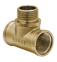 Трійник Koer KF.T06FMF.WN 1/2'' ВЗВ (без нікелю) (KR3029)