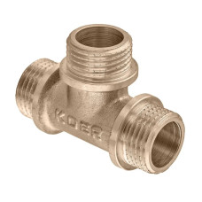 Трійник Koer KF.T06M.WN - 1/2'' MMM без нікелю (MX1528)