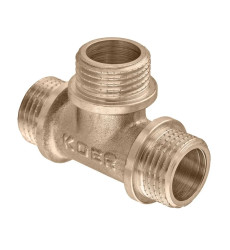 Трійник Koer KF.T06M.WN - 1/2'' MMM без нікелю (MX1528)