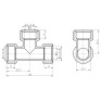 Трійник обтискний SD Forte 16 SF176W161616