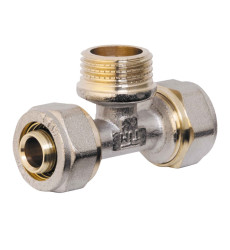 Трійник обтискний Valve 16х1/2"х16 ЗР SV160161516