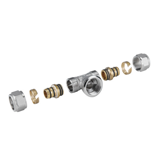 Тройник обжимной Icma 20х3/4 "х20 ВР №548 (81548REBQ06)