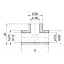 Тройник PPR Alfa Plast 20 мм (APEQTE20XXX)