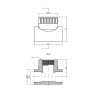 Тройник PPR Alfa Plast 20х1/2" ВР (APFTTE2012X)