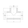 Тройник PPR Alfa Plast 25 (APEQTE25XXX)