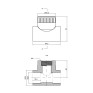 Тройник PPR Alfa Plast 25х3/4" ВР (APFTTE2534X)