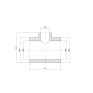 Тройник PPR Alfa Plast 40х20х40 (APRETE4020X)