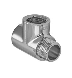 Трійник редукційний Koer KF.T06FFM.CHR - 1/2" FFМ хром (KR5622)