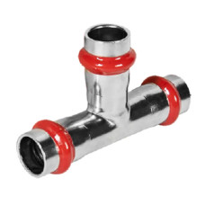 Тройник трехраструбный редукционный Koer KQ.T423542 Press-Inox AISI 304 42x35x42 (KR6364)