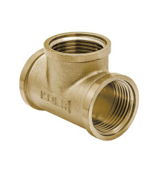 Трійник ВВВ Koer KF.T10F.WN - 1'' (без нікелю) (KR3038)