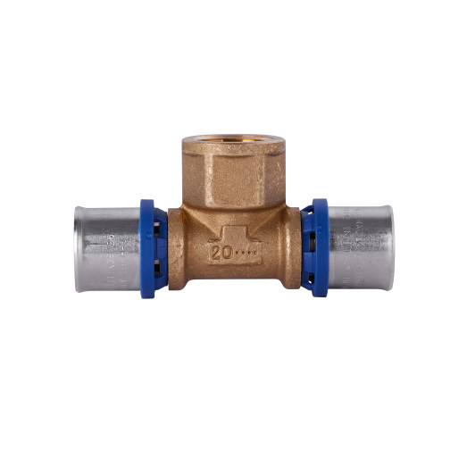 Трійник прес SharkBite 25х1/2"х25 ВР (SNP03253425FBB)