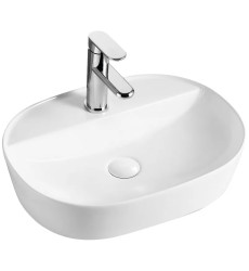 Умывальник накладной керамический Mixxus Premium Ellipse-0201 505x385x120mm (MP6482)