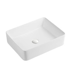 Умывальник накладной керамический Mixxus Premium Quadro-0102 520x410x130mm (MP6488)