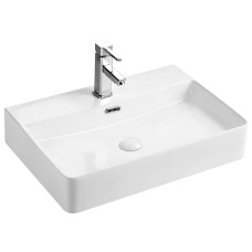 Умывальник накладной керамический Mixxus Premium Quadro-0202 600x420x120mm (MP6479)