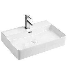 Умывальник накладной керамический Mixxus Premium Quadro-0202 600x420x120mm (MP6479)