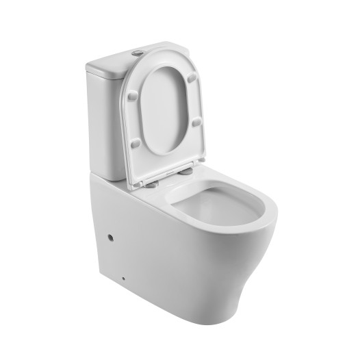 Унитаз-компакт Mixxus Premium WAVE-0403-R 675х395х870mm, система смыва RIMLESS (MP6606)