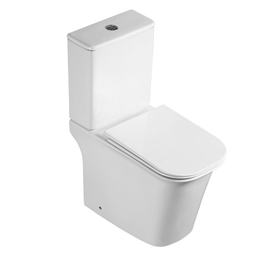 Унитаз-компакт Mixxus WAVE-0404-R 630х350х805mm, система смыва RIMLESS (MI6692)