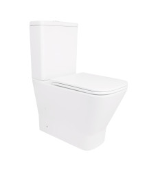 Унитаз-компакт Qtap Cardinal Ultra Quiet безободковый с сиденьем Soft-close (QT04222168AUQ3W)