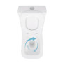 Унитаз-компакт Qtap Cardinal Ultra Quiet безободковый с сиденьем Soft-close (QT04222168AUQ3W)