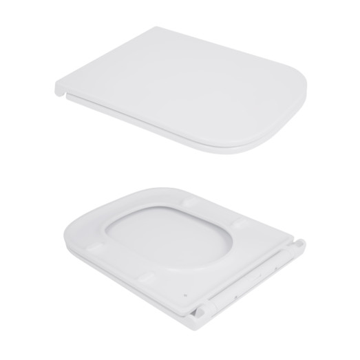 Унитаз-компакт Qtap Cardinal Ultra Quiet безободковый с сиденьем Soft-close (QT04222168AUQ3W)