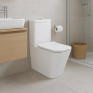 Унитаз-компакт Qtap Crow безободковый с сиденьем Soft-close (QT05222170W)