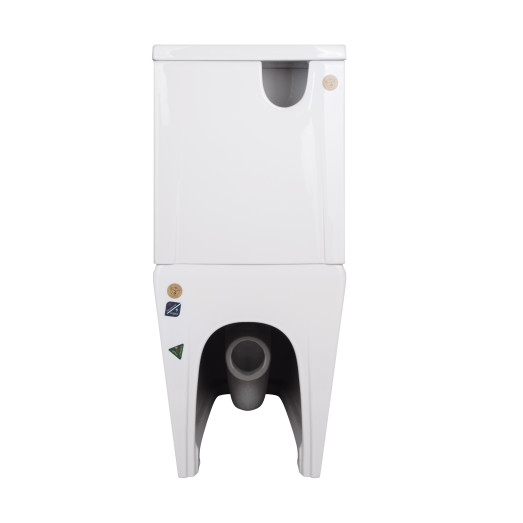 Унитаз-компакт Qtap Crow безободковый с сиденьем Soft-close (QT05222170W)