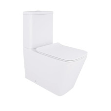 Унитаз-компакт Qtap Crow Eco безободковый с сиденьем Soft-close (QTCRO27W48750)
