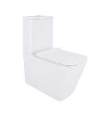 Унитаз-компакт Qtap Crow Eco безободковый с сиденьем Soft-close (QTCRO27W48750)