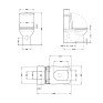 Унитаз-компакт Qtap Crow Eco безободковый с сиденьем Soft-close (QTCRO27W48750)
