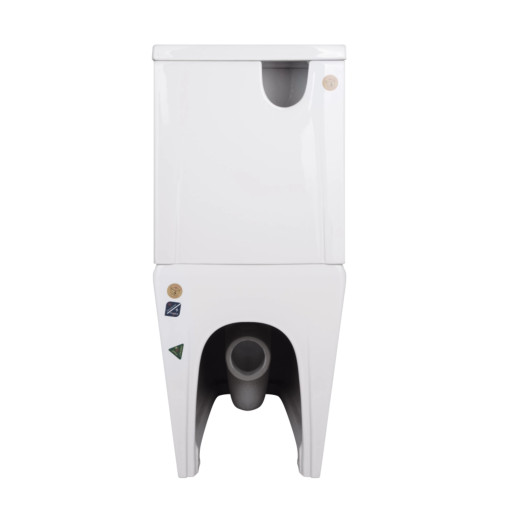 Унитаз-компакт Qtap Crow Eco безободковый с сиденьем Soft-close (QTCRO27W48750)