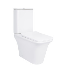 Унитаз-компакт Qtap Kalao безободковый с сиденьем Soft-close (QT08221213AW)