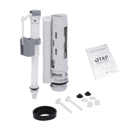 Унитаз-компакт Qtap Kalao безободковый с сиденьем Soft-close (QT08221213AW)