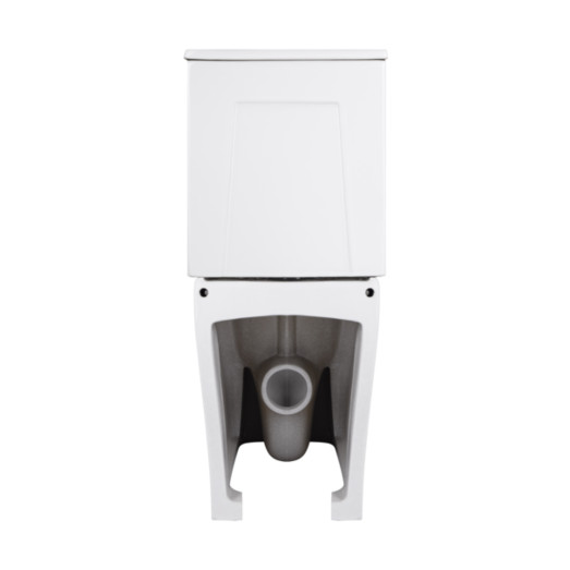 Унитаз-компакт Qtap Nando безободковый с сиденьем Soft-close (QT12221222AW)