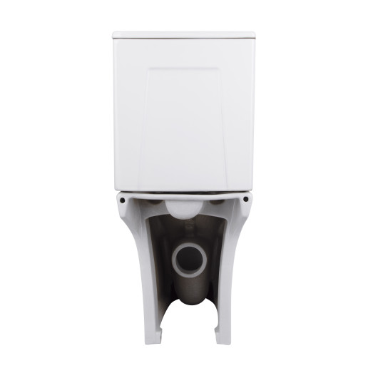 Унитаз-компакт Qtap Presto безободковый с сиденьем Soft-close (QT24221217AW)
