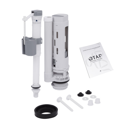 Унитаз-компакт Qtap Presto безободковый с сиденьем Soft-close (QT24221217AW)
