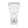 Унитаз-компакт Qtap Presto Quadro безободковый с сиденьем Soft-close (QT24221215AW)