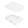 Унитаз-компакт Qtap Presto Quadro безободковый с сиденьем Soft-close (QT24221215AW)