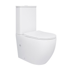 Унитаз-компакт Qtap Robin Ultra Quiet безободковый с сиденьем Soft-close (QT13226089AW)