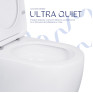 Унитаз-компакт Qtap Robin Ultra Quiet безободковый с сиденьем Soft-close (QT13226089AW)