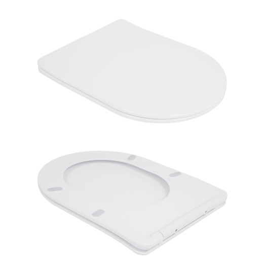 Унитаз-компакт Qtap Robin Ultra Quiet безободковый с сиденьем Soft-close (QT13226089AW)