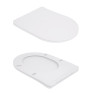 Унитаз-компакт Qtap Robin Ultra Quiet безободковый с сиденьем Soft-close (QT13226089AW)