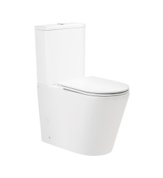 Унитаз-компакт Qtap Scorpio безободковый с сиденьем Soft-close (QT14226002W)