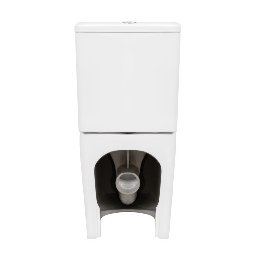 Унитаз-компакт Qtap Scorpio безободковый с сиденьем Soft-close (QT14226002W)
